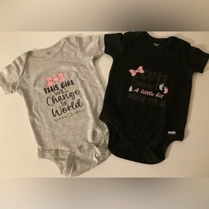 Cute Graphic Baby Onesies Set